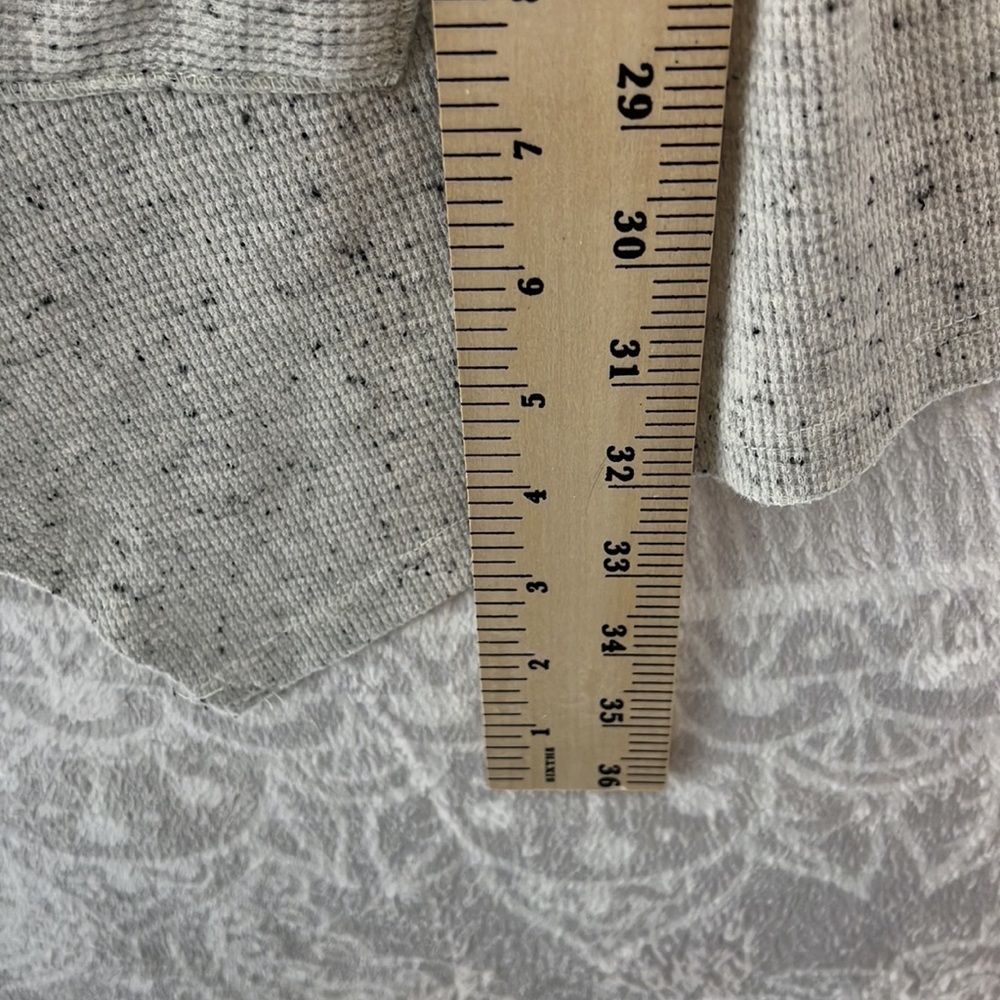 GORGEOUS COMFY OPEN FRONT CARDIGAN XL AEROPASTLE CREAM SPECKLE BLACK NATURAL EUC - Picture 13 of 17